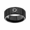 Simply Vera Vera Wang Tungsten Carbide 1/6 Carat T.W. Black Diamond Wedding Band