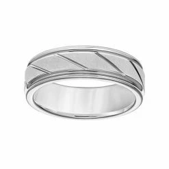Simply Vera Vera Wang Tungsten Carbide Men's Wedding Band
