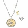 Simply Vera Vera Wang Moon Pendant Necklace With Earring Set