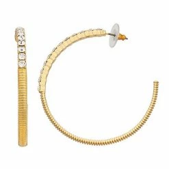 Simply Vera Vera Wang Omega Hoop Earrings