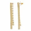 Simply Vera Vera Wang Omega Linear Earrings
