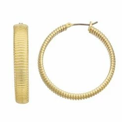 Simply Vera Vera Wang Omega Hoop Earrings