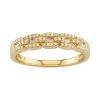 Simply Vera Vera Wang 14kt Gold 1/4 Carat Diamond Band Yellow
