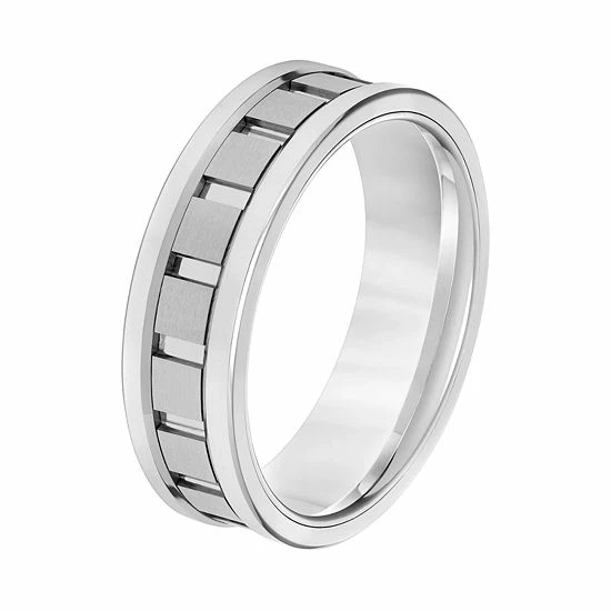 Simply Vera Vera Wang Tungsten Carbide Men's Wedding Band 2 Simply Vera Vera Wang Tungsten Carbide Men's Wedding Band - Image 2