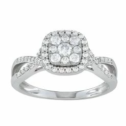 Simply Vera Vera Wang 14k White Gold 1/2 Carat T.W. Diamond Engagement Ring