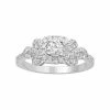 Simply Vera Vera Wang 14k White Gold 3/4 Carat T.W. Diamond Bow Ring