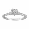 Simply Vera Vera Wang 14k White Gold 1/3 Carat T.W. Diamond Heart Engagement Ring