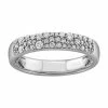 Simply Vera Vera Wang 14k White Gold 1/3 Carat T.W. Diamond Pave Ring
