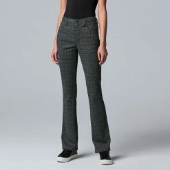 Women's Simply Vera Vera Wang High-Rise Ponte Bootcut Pants Cannonball Heather 11 Women's Simply Vera Vera Wang High-Rise Ponte Bootcut Pants Cannonball Heather -Simply Vera Vera Wang STORE unnamed file 322