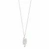 Simply Vera Vera Wang Sterling Silver 1/7 Carat T.W. Diamond Snake Pendant Necklace