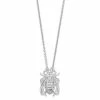 Simply Vera Vera Wang Sterling Silver Diamond Accent Fly Pendant Necklace