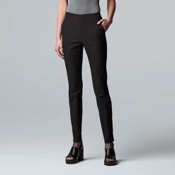 Women's Simply Vera Vera Wang Simply Modern Skinny Pants Vera Black -Simply Vera Vera Wang STORE unnamed file 326
