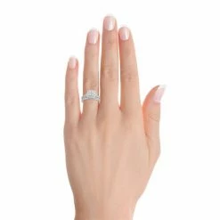 Simply Vera Vera Wang 14k White Gold 3/4 Carat T.W. Diamond Cluster Engagement Ring Set 5 Simply Vera Vera Wang 14k White Gold 3/4 Carat T.W. Diamond Cluster Engagement Ring Set -Simply Vera Vera Wang STORE unnamed file 3261