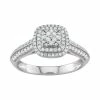 Simply Vera Vera Wang 14k White Gold 1/2 Carat T.W. Diamond Tiered Engagement Ring