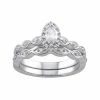 Simply Vera Vera Wang 14k White Gold 1/3 Carat T.W. Diamond Engagement Ring Set