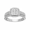Simply Vera Vera Wang 14k White Gold 3/4 Carat T.W. Diamond Halo Engagement Ring