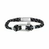 Simply Vera Vera Wang Men's Black & White Nautical Cord Bracelet