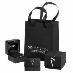 Simply Vera Vera Wang 14k White Gold 9/10 Carat T.W. Diamond Halo Engagement Ring Set -Simply Vera Vera Wang STORE unnamed file 3321