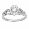 Simply Vera Vera Wang 14k White Gold 1/2 Carat T.W. Diamond Engagement Ring