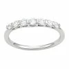 Simply Vera Vera Wang 14k White Gold 1/3 Carat T.W. Diamond Wedding Band