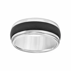 Simply Vera Vera Wang Tungsten Carbide Men's Wedding Band