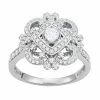 Simply Vera Vera Wang 14k White Gold 1/2 Carat T.W. Diamond Ring