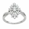 Simply Vera Vera Wang Sterling Silver 1/4 Carat T.W. Diamond Ring