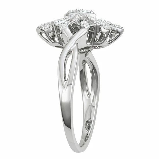 Simply Vera Vera Wang Sterling Silver 1/4 Carat T.W. Diamond Ring 2 Simply Vera Vera Wang Sterling Silver 1/4 Carat T.W. Diamond Ring - Image 2