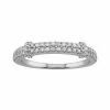 Simply Vera Vera Wang 14k White Gold 1/3 Carat Diamond Wedding Ring