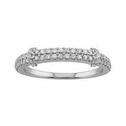 Simply Vera Vera Wang 14k White Gold 1/3 Carat Diamond Wedding Ring
