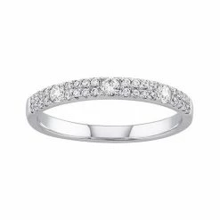 Simply Vera Vera Wang 14k White Gold 1/3 Carat T.W. Diamond Wedding Ring