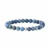 Simply Vera Vera Wang Men's Dumortierite Bead Stretch Bracelet