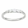 Simply Vera Vera Wang 14k White Gold 1/4 Carat T.W. Diamond 5-Stone Ring