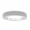 Simply Vera Vera Wang Sterling Silver 1/3 Carat T.W. Diamond Pave Ring