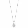 Simply Vera Vera Wang Sterling Silver 1/4 Carat T.W. Diamond Filigree Pendant Necklace