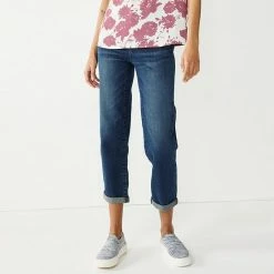 Petite Simply Vera Vera Wang Relaxed Boyfriend Jeans Joline -Simply Vera Vera Wang STORE unnamed file 3478