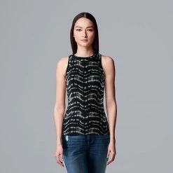 Simply Vera Vera Wang Essential Tank Beau Brown -Simply Vera Vera Wang STORE unnamed file 3609