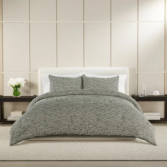 Simply Vera Vera Wang Dark Night Texture Comforter Set With Shams 1 Simply Vera Vera Wang Dark Night Texture Comforter Set With Shams