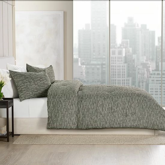 Simply Vera Vera Wang Dark Night Texture Comforter Set With Shams 3 Simply Vera Vera Wang Dark Night Texture Comforter Set With Shams - Image 3