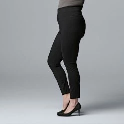 Plus Size Simply Vera Vera Wang Live-In High Rise Legging Heather Gray -Simply Vera Vera Wang STORE unnamed file 372
