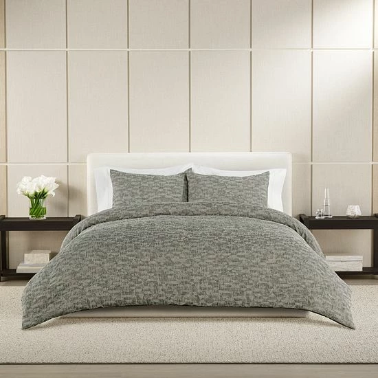 Simply Vera Vera Wang Dark Night Texture Duvet Set With Shams 1 Simply Vera Vera Wang Dark Night Texture Duvet Set With Shams