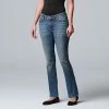 Women's Simply Vera Vera Wang Slim Straight Leg Jeans Athens