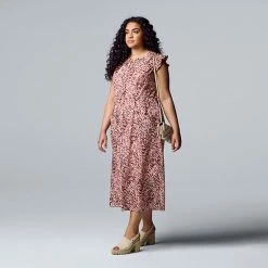 Plus Size Simply Vera Vera Wang Ruffle Sleeve Midi Dress Abstract Strokes 7 Plus Size Simply Vera Vera Wang Ruffle Sleeve Midi Dress Abstract Strokes -Simply Vera Vera Wang STORE unnamed file 3841