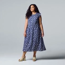 Plus Size Simply Vera Vera Wang Ruffle Sleeve Midi Dress Abstract Strokes 8 Plus Size Simply Vera Vera Wang Ruffle Sleeve Midi Dress Abstract Strokes -Simply Vera Vera Wang STORE unnamed file 3842