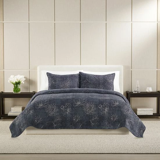 Simply Vera Vera Wang Floral Quilt Set Or Sham 1 Simply Vera Vera Wang Floral Quilt Set Or Sham