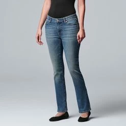Women's Simply Vera Vera Wang Slim Straight Leg Jeans Athens -Simply Vera Vera Wang STORE unnamed file 387