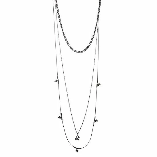 Simply Vera Vera Wang 3 Row Strand Necklace 1 Simply Vera Vera Wang 3 Row Strand Necklace