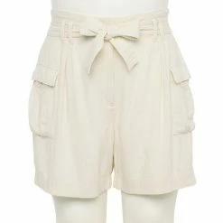 Plus Size Simply Vera Vera Wang Cargo Shorts Sierra Brick -Simply Vera Vera Wang STORE unnamed file 3883