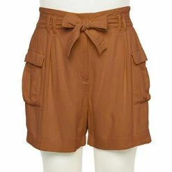 Plus Size Simply Vera Vera Wang Cargo Shorts Sierra Brick -Simply Vera Vera Wang STORE unnamed file 3884
