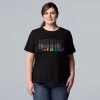 Women's Simply Vera Vera Wang Pride Graphic Tee